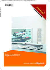 Siemens gigaset m350s Benutzerhandbuch