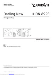 Duravit Darling New 700244 Montageanleitung