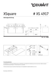 Duravit XSquare Montageanleitung