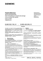 Siemens 2LM8 040-1NL10 Betriebsanleitung