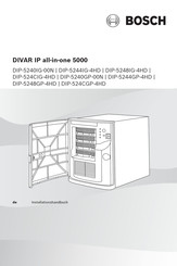 Bosch DIVAR DIP-5240GP-00N Installationshandbuch