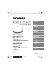 Panasonic SC-MC07 Bedienungsanleitung