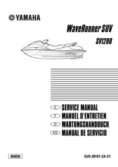 Yamaha WaveRunner SUV SV1200 Wartungshandbuch