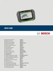 Bosch DCU 100 Originalbetriebsanleitung