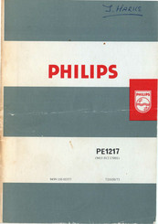 Philips PE 1217 Gebrauchsanleitung