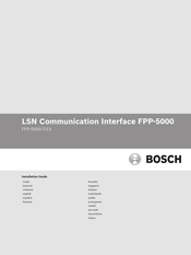 Bosch FPP-5000 Bedienungsanleitung