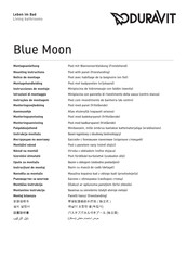 Duravit Blue Moon 710143 Montageanleitung