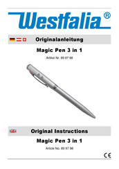 Westfalia Magic Pen 3 in 1 Originalanleitung