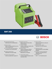 Bosch BAT 250 Originalbetriebsanleitung