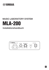 Yamaha MLA-200 Installationshandbuch