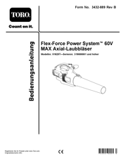 Toro Flex-Force Power System 51825T Bedienungsanleitung