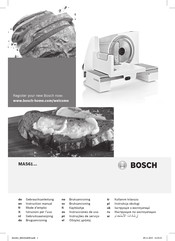 Bosch MAS61-Serie Gebrauchsanleitung