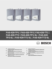 Bosch FAS-420-TP1 Installationsanleitung