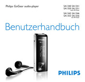 Philips GoGear SA1355/58 Benutzerhandbuch