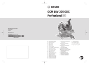 Bosch GCM 18V-305 GDC Professional Originalbetriebsanleitung