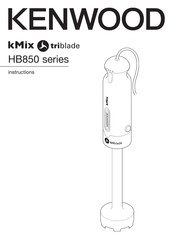 Kenwood kMix triblade HB850 Serie Anleitung