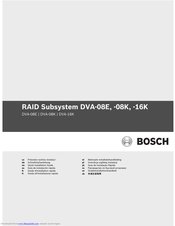 Bosch DVA-08E Schnellstartanleitung