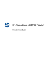 HP Abwaschbare USB/PS2-Tastatur Benutzerhandbuch