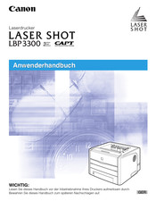 Canon Laser Shot LBP3300 Anwenderhandbuch