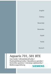 Siemens Aquaris 501 BTE Bedienungsanleitung