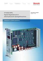 Bosch Rexroth VT-HACD-DPQ Inbetriebnahme- Und Bedienungsanleitung