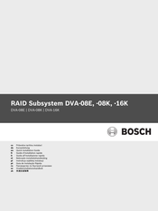 Bosch DVA-08E Kurzanleitung