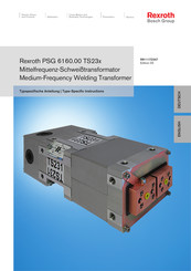 Bosch Rexroth PSG 6160.00 TS23 Serie Typspezifische Anleitung