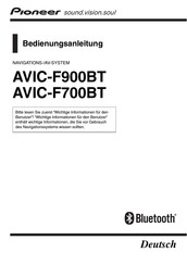 Pioneer AVIC-F900BT Bedienungsanleitung