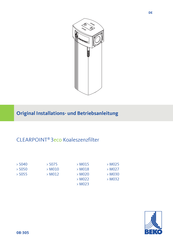 Beko CLEARPOINT 3eco M018 Installation Und Betriebsanleitung