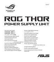 Asus ROG Thor Platinum Schnellstartanleitung