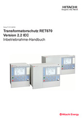 Hitachi Relion REL670 Inbetriebnahmehandbuch