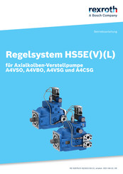 Bosch rexroth HS5EV Betriebsanleitung
