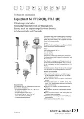 Endress+Hauser Liquiphant M FTL51 Technische Information