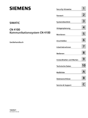 Siemens SIMATIC CN 4100 Gerätehandbuch