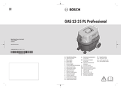 Bosch GAS 12-25 PL Professional Originalbetriebsanleitung