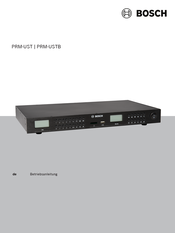 Bosch PRM-UST Betriebsanleitung