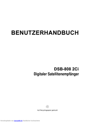 Conrad DSB-808 2Ci Benutzerhandbuch