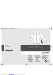 Bosch Heat+ Jacket 10,8 V Professional Originalbetriebsanleitung