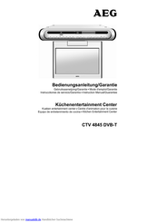 AEG CTV 4845 DVB-T Bedienungsanleitung