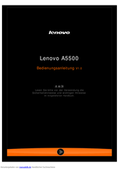 Lenovo A5500 Bedienungsanleitung