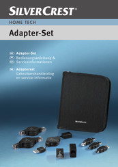 Silvercrest Adapter-Set Bedienungsanleitung & Serviceinformationen