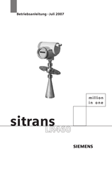 Siemens Sitrans LR460 Betriebsanleitung