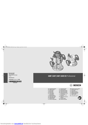 Bosch GMF 1600 CE Professional Originalbetriebsanleitung
