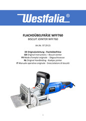 Westfalia WFF760 Originalanleitung