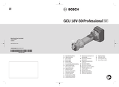 Bosch GCU 18V-30 Professional Originalbetriebsanleitung