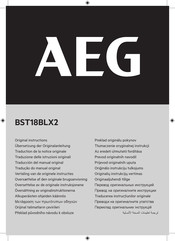 AEG BST18BLX2 Übersetzung Der Originalanleitung
