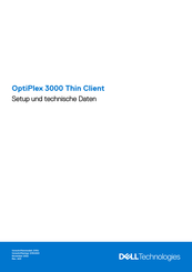 Dell OptiPlex 3000 Thin Client Einrichtung Und Technische Daten