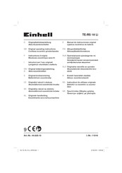 EINHELL TE-RS 18 Li Originalbetriebsanleitung