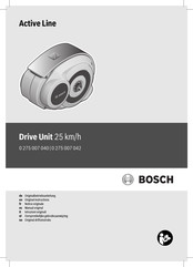 Bosch 0 275 007 042 Originalbetriebsanleitung