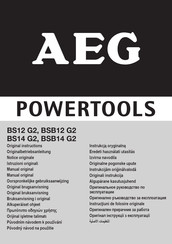 AEG BS14 G2 Originalbetriebsanleitung